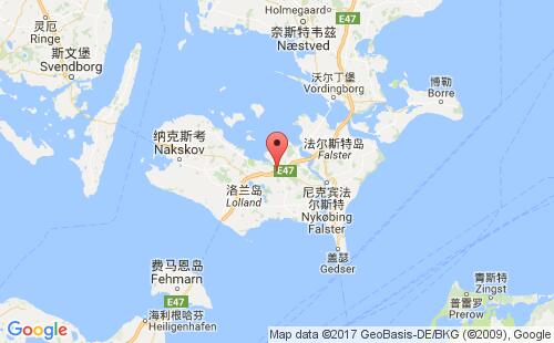 萨克斯克宾港口地图