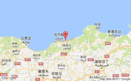 杰恩杰恩港口地图